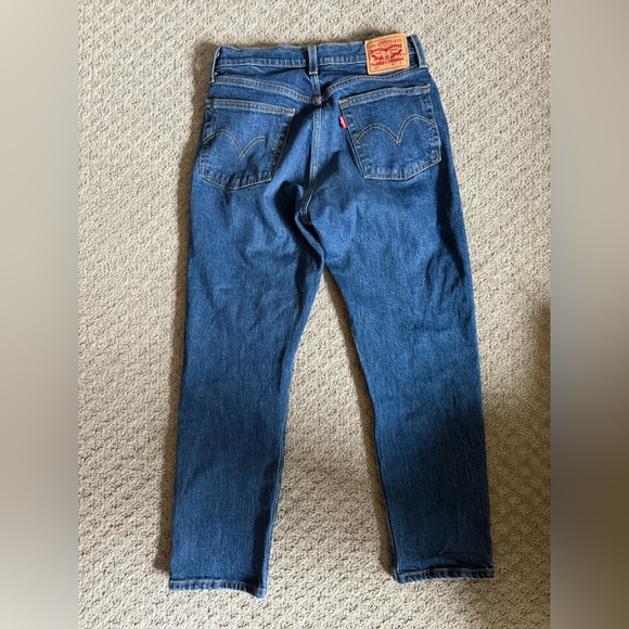 Levi's Straight Fit Denim Jeans - Deep Blue - Picture 2 of 8
